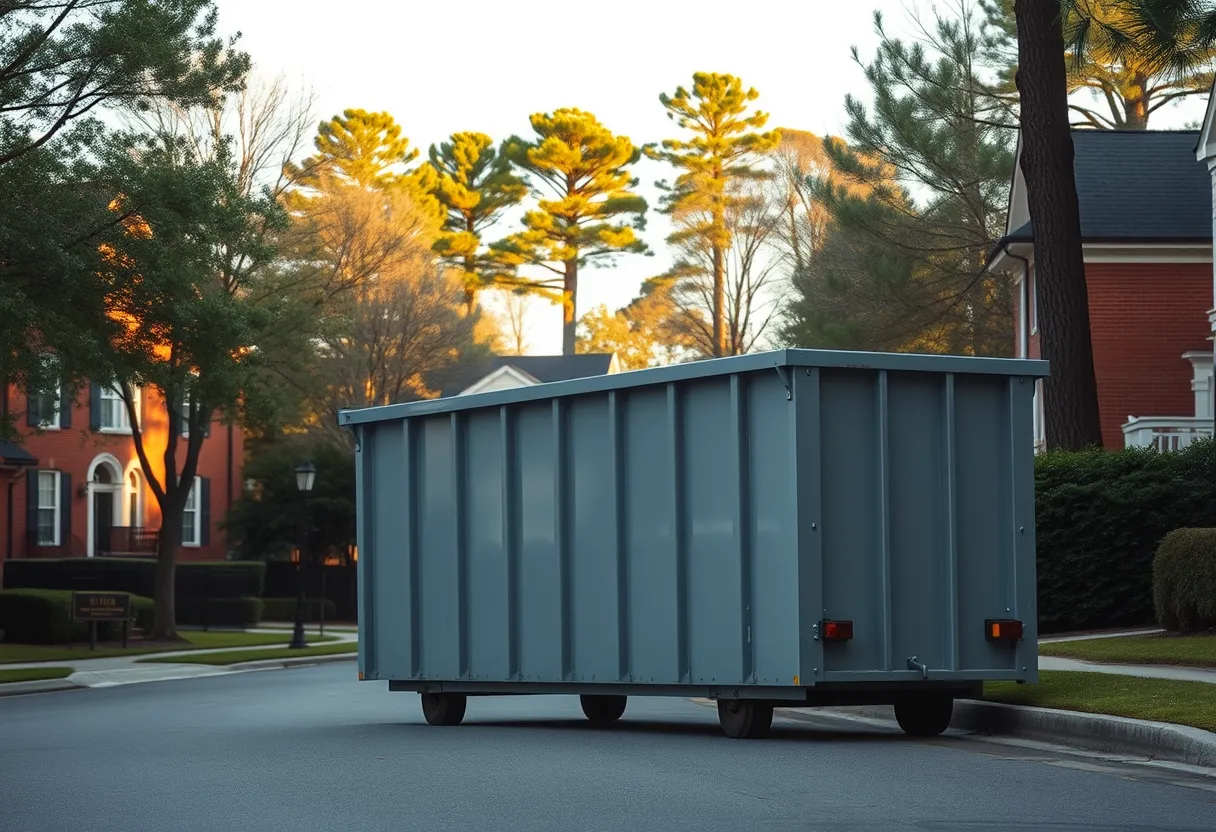 Roll off dumpster delivered in Smyrna, GA
